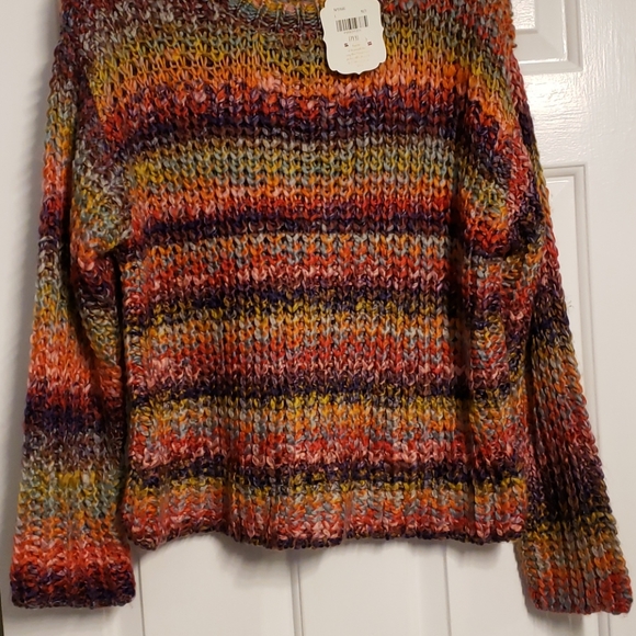 Altar'd State Multicolor Stripe Sweater - Picture 5 of 6